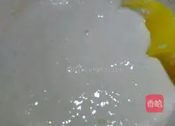 Illustration of how to make leek, egg and ham burrito 3