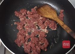 窩蛋免治牛肉饭的做法图解3