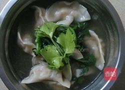 西洋菜饺子汤的做法图解6