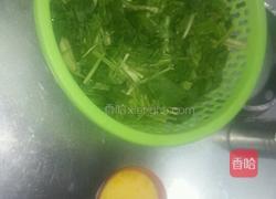 菠菜炒蛋的做法图解2