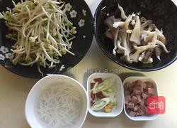 豆芽菜炒粉的做法图解3