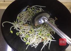 豆芽菜炒粉的做法图解5
