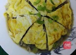 蘑菇鸡蛋饼的做法图解4