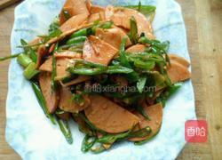 辣椒炒火腿肠的做法图解5
