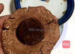 又大又软还会爆浆的全家欢甜品 巧克力糯米滋的做法图解4