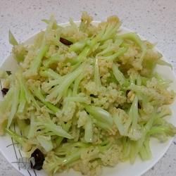 炝拌有机菜花的做法[图]