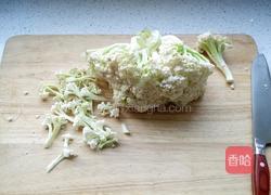 炝拌有机菜花的做法图解1