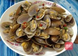 爆炒蚝油花蛤的做法图解9