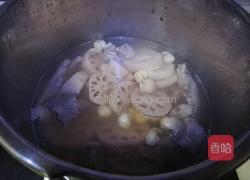 莲藕莲子汤的做法图解8
