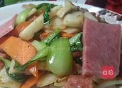 火腿炒年糕的做法图解5