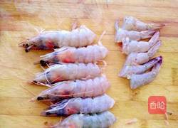 凤尾虾球蒸豆腐的做法图解3