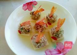 凤尾虾球蒸豆腐的做法图解12