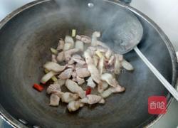 干锅肉苔菜的做法图解4