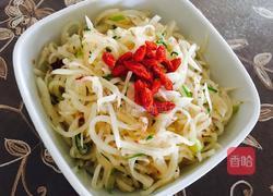炝拌萝卜丝的做法图解4