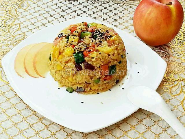 咖喱苹果炒饭