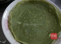 艾蒿煎饼的做法图解5