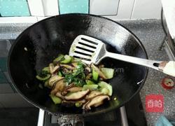 蚝油香菇油菜家庭版的做法图解7