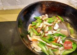 香菇炒双笋的做法图解4