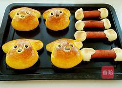 小狗啃骨头汉堡的做法图解18