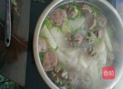 牛肉丸罗卜汤的做法图解6