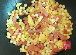 火腿肠鸡蛋炒玉米的做法图解5