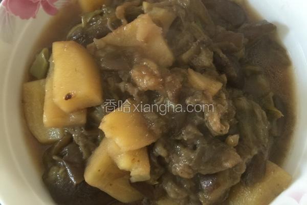 土豆炖茄子