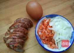 腊肠蒸米饭的做法图解4