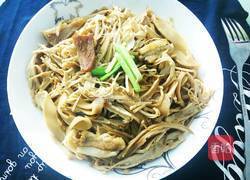 腊肉烩竹笋的做法图解6