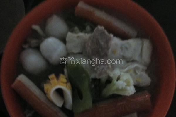 肉羹火锅料面条
