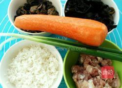 糯米珍珠丸子的做法图解1