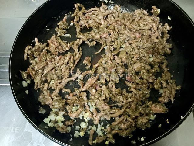 待牛肉炒散