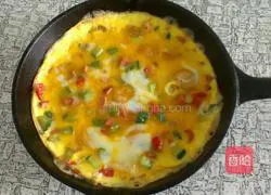 Illustration of how to make egg pizza 7