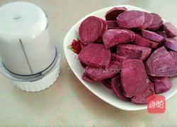 水晶紫薯糕的做法图解2