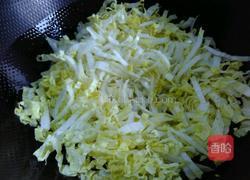 白菜炒鸡腿菇的做法图解4