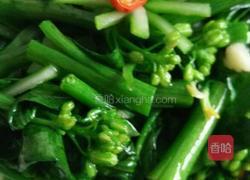 爆炒芥蓝的做法图解3