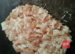 白灼生菜炒肉末的做法图解5