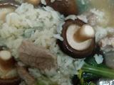 香菇青菜瘦肉粥的做法[图]