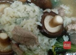 香菇青菜瘦肉粥的做法图解9