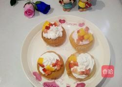 草莓芒果奶油小蛋糕的做法图解10