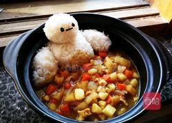 大白暖心咖喱的做法图解11