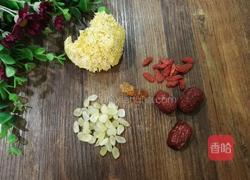 皂角米桃胶银耳羹的做法图解1