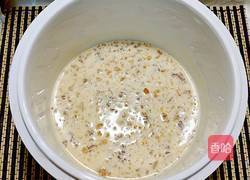 杏汁燉燕窩桃膠的做法图解6