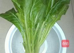 蒜香酱青菜的做法图解1