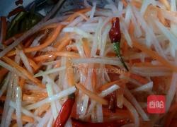 爽口萝卜丝的做法图解4