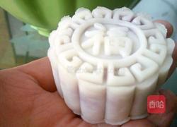 冰皮月饼(红豆沙紫薯)的做法图解6