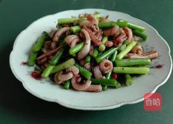 蒜苔鱿鱼丝的做法图解10