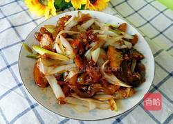 大葱爆牛蹄筋的做法图解8