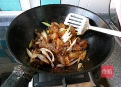 大葱爆牛蹄筋的做法图解7
