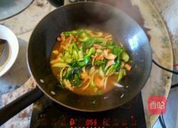 油白菜炒肉的做法图解4