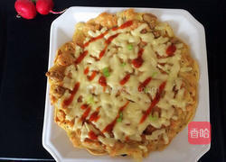 海虾蔬菜披萨饼的做法图解7